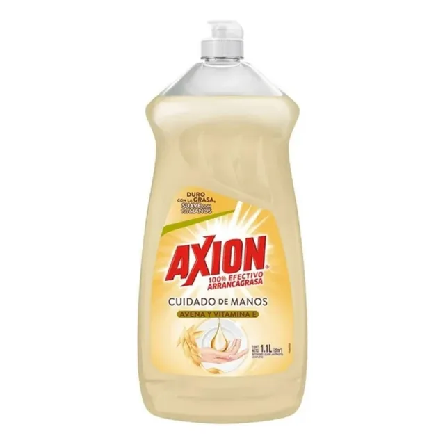 Jabón Líquido Axion Avena Con Vitamina E 1.1 L (2 Piezas)