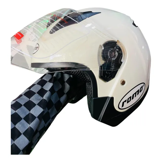 Casco  Semi Integral Romo Blanco