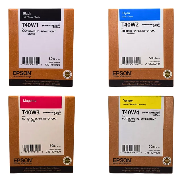 Combo 4 Cartuchos Cmyk Ultrachrome Para T3170/t5170 80, 50ml