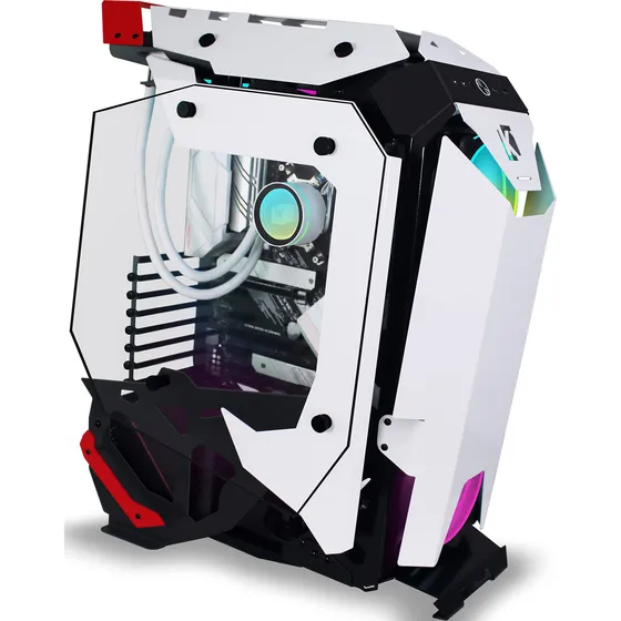 Gabinete Kediers C650 Mech Atx Tower Blanco 