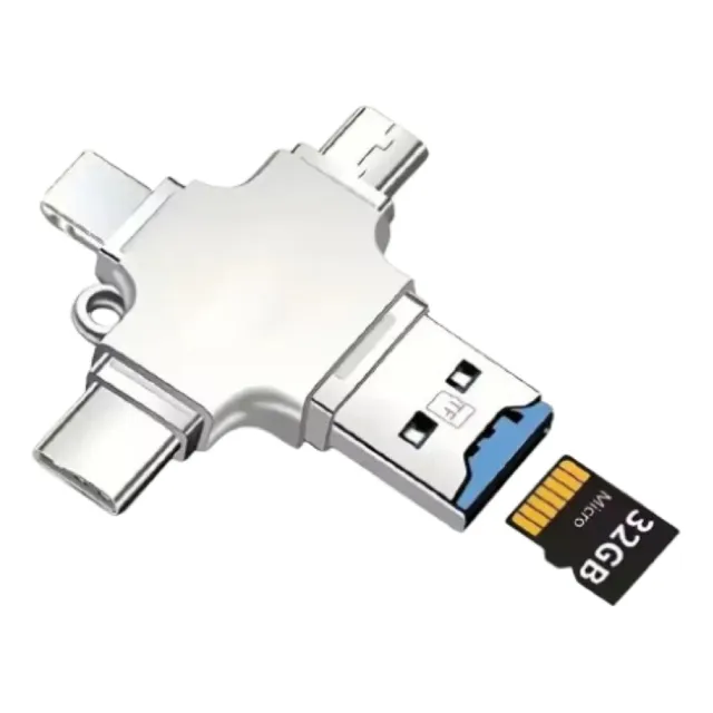 Lector De Tarjetas Micro Sd Tf Multi iPhone Usb Usb-c