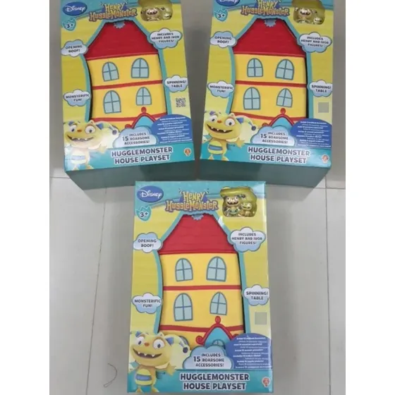 Hugglemonster House Playset. Casa De Henry El Monstruito 30v
