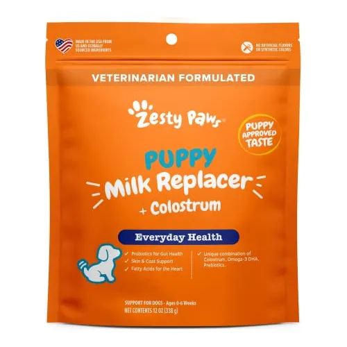 Zesty Paws Reemplazador De Leche De Cachorro + T2vdm