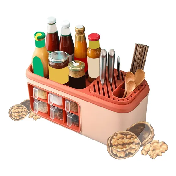 Organizador Especias Salsas Cubiertos Cuchillos Para Cocina