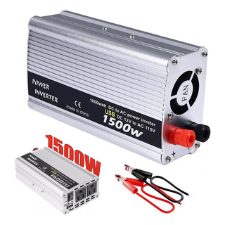 Convertidor De Corriente Auto Inversor Corriente 12v A 110v Convertidor De Corriente Auto Inversor Corriente 12v A 110v