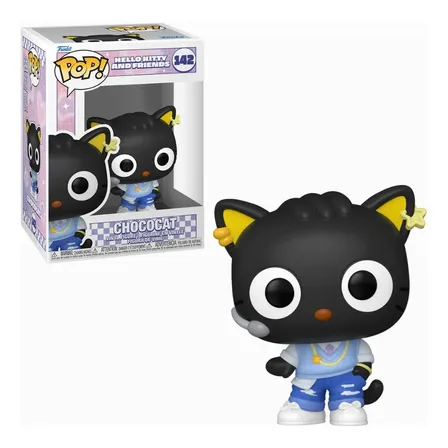 Funko Pop! 142 Sanrio KPop Boneco Personagem Chococat 3+ Anos Material Vinil