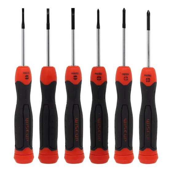 Set De Destornilladores 6 Pcs 09301 Wiseup - Mihaba