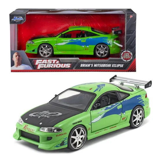 Brian's Mitsubishi Eclipse - Velozes E Furiosos 1/24 - Jada