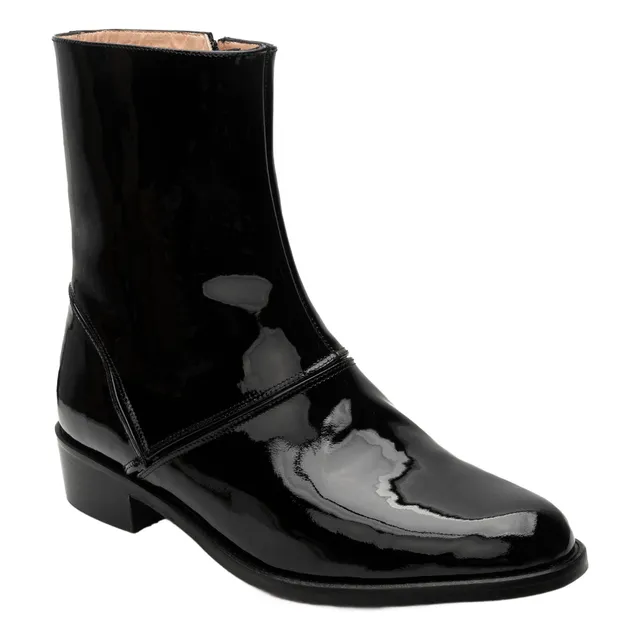 Botin Charol Negro Para Hombre Para Mariachi Gala Karson 79