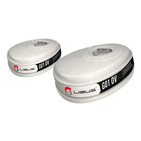 Par De Filtros Libus G01 Apto Pinturas / Vapores Orgánicos