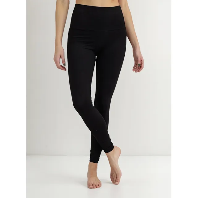 Calza Chupin Tiro Alto Con Faja Algodón Lycra T5-7 Art.9992