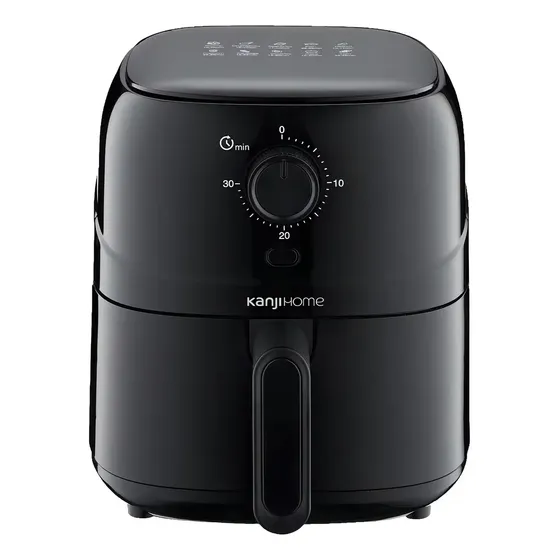 Freidora De Aire Analogica Kanjihome 2.7lts Khaf-1003 1000w Color Negro