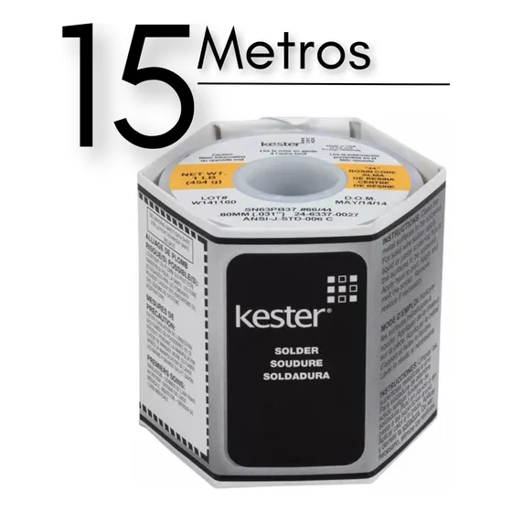 Metro Estaño Kester 66/44 0.8mm Extra Fino 63/37