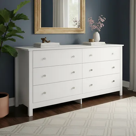 Cômoda Ditália 6 Gavetas Dm-221 Branco Br