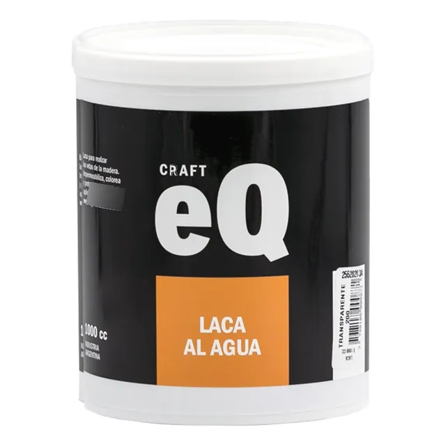Laca Al Agua Wengue Marca Eq Arte Tarro X 4 Litros