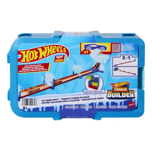 Hot Wheels Pista De Juguete Caja De Acrobacias De Hielo Color Multicolor