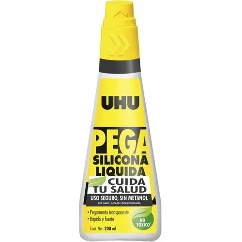 Pegamento Uhu Silicona Liquida X 200 Ml