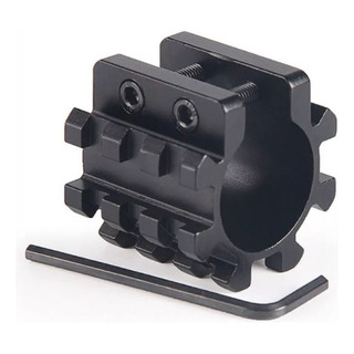 Trilho (rail Mout) 5 Posições Adaptador Para Cano Espingarda Trilho (rail Mout) 5 Posições Adaptador Para Cano Espingarda