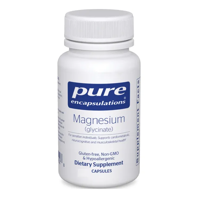 Magnesio Glicinato Apoyo Al Metabolismo  Pure Encapsulations
