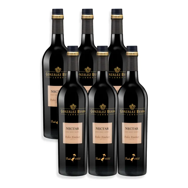 Vino Jerez González Byass Nectar Pedro Ximénez 750ml X6u