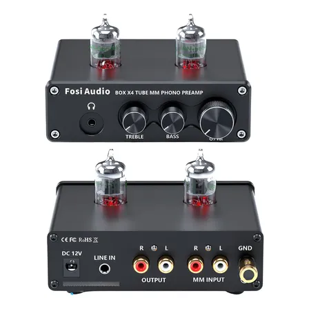 Pré Amp. Valvulado Toca Discos Fone Ouvido Fosi Audio Box X4 110v - 220v