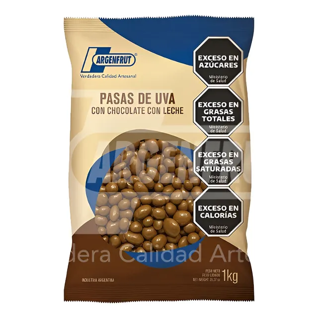 Pasas De Uva Con Chocolate Leche Argenfrut X 1kg - Mataderos