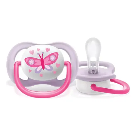 Chupete Ultra Air Happy 0 A 6 Meses 1u Scf081/02 Avent