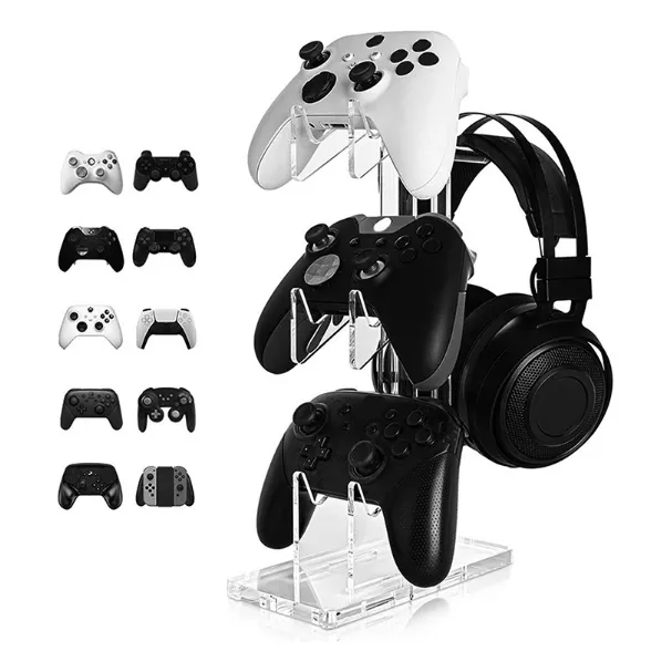 Soporte De Pared Universal Para Ps4/ps5 Controle Y Audífonos