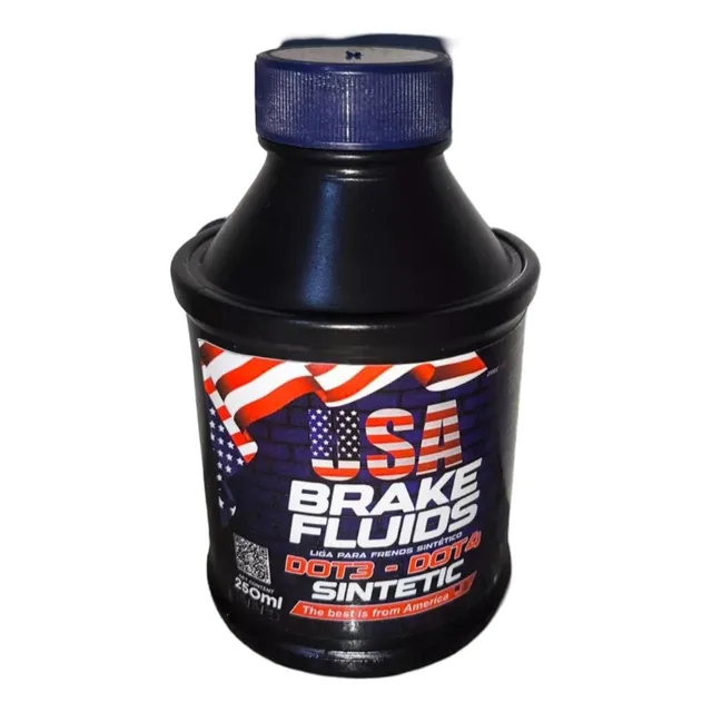 Liga De Frenos Usa Brake Dot 3&4 Sintética 250ml