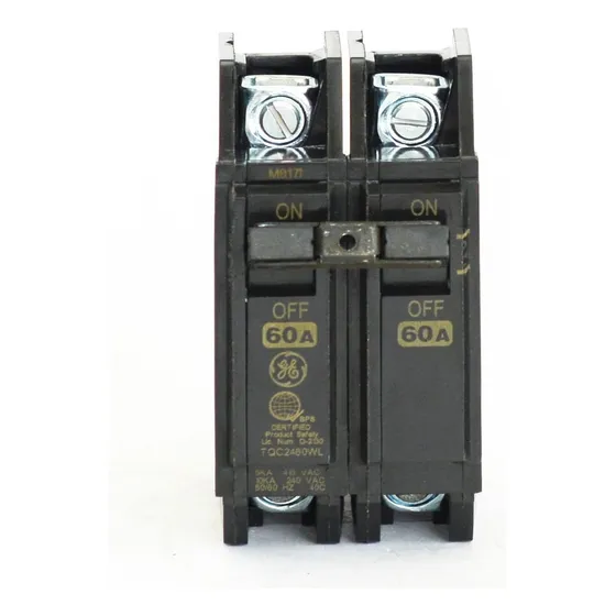 Breaker Thqc (superficial) 2x60amp General Electric
