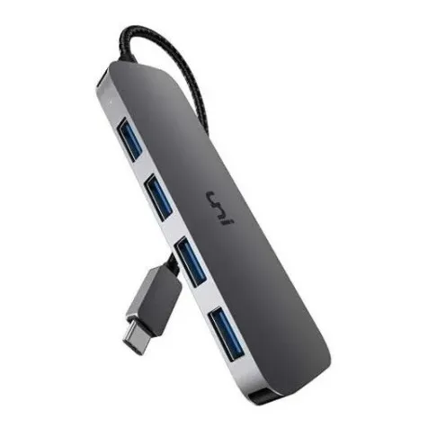Estación Hub Uni 0.6ft Usb Adaptador Para Macbook Pro -negro