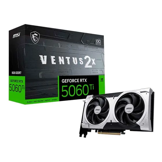 Mercado Livre Placa De Video Msi Geforce Rtx 5060 Ti Ventus 2x Oc Plus 8gb image