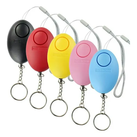 Pack X5 Llavero Defensa Personal Alarma De Defensa Personal 