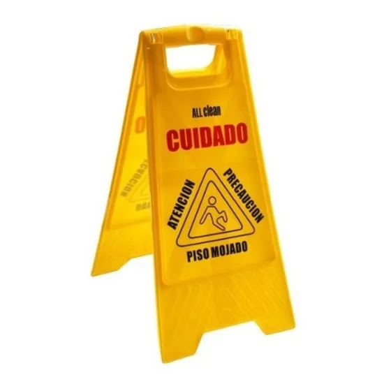 Aviso De Piso Húmedo Importado All Clean Nuevo