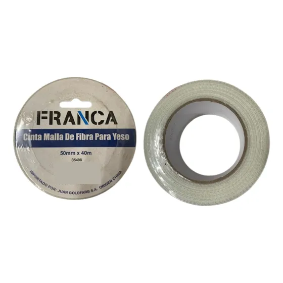 Cinta Malla De Fibra Para Yeso 50mm X 40m