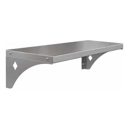 Prateleira Aérea Suporte Mão Francesa 60cm X 30cm Aço Inox