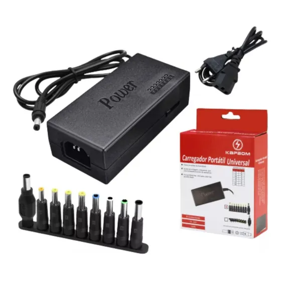 Fonte Carregador Universal Notebook Adaptador Pronto Entrega