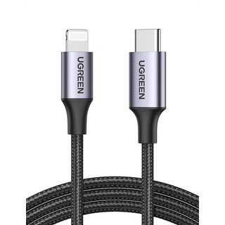 Cable Ugreen Carga Rápida Usb C Para iPhone Mfi 1m Trenzado Color Negro Cable Ugreen Carga Rápida Usb C Para iPhone Mfi 1m Trenzado Color Negro