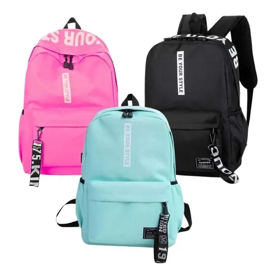 Bolso Urbano Morral Mochila Escolar Grande Unisex Laptop