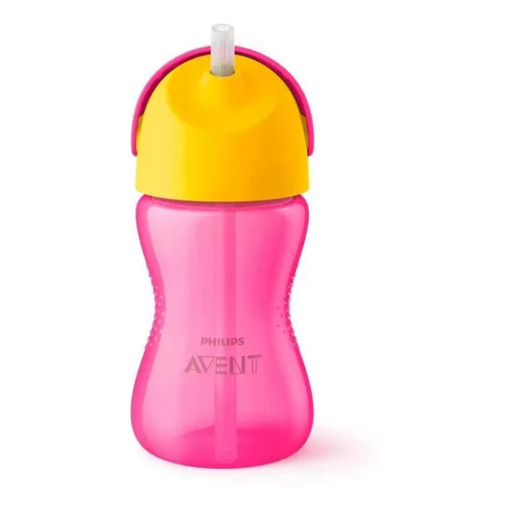 Vaso Pitillo 10oz Niña Avent - Scf79802