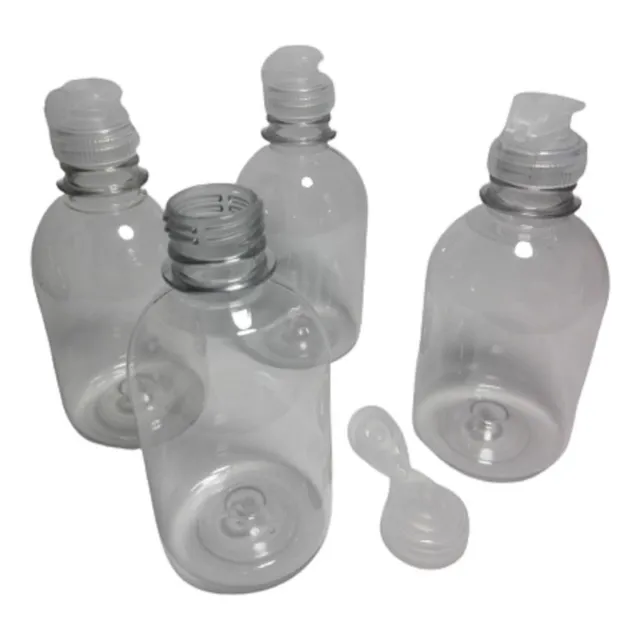Frasco, Envase Pet 250ml C/ Tapa Flip Top (pack 10 Unidades)
