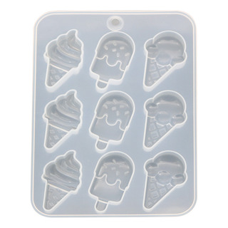 Moldes Colgantes De Silicona Con Forma De Aretes Color Crema Moldes Colgantes De Silicona Con Forma De Aretes Color Crema