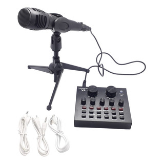 V8 Placa Som Ăudio Conjunto Interface Live Online Tiktok V8 Placa Som Ăudio Conjunto Interface Live Online Tiktok