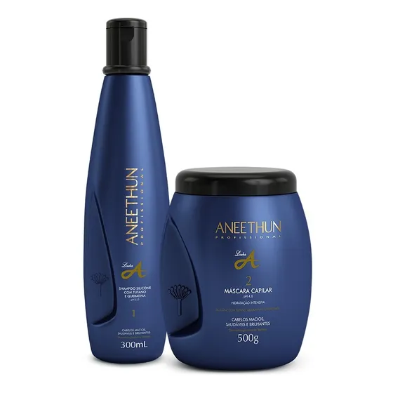 Kit Aneethun Linha A Shampoo E Máscara Capilar 2 Itens