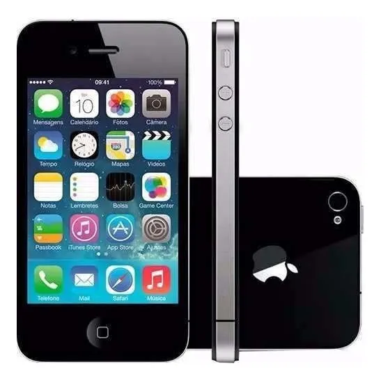 Apple iPhone 4 Preto 8 GB 512 MB ram