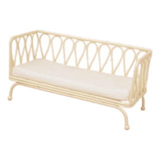 Sofá Para Casa De Muñecas 1:12, Muebles En Sofá Doble Sofá Para Casa De Muñecas 1:12, Muebles En Sofá Doble