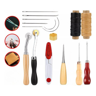 Kit De Costura Para Manualidades De Cuero, Hilo Encerado Diy Kit De Costura Para Manualidades De Cuero, Hilo Encerado Diy