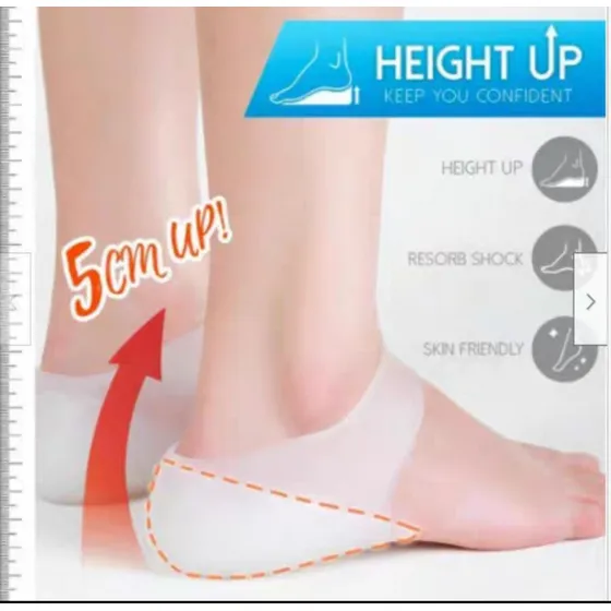 Talonera De Gel Para Caminar Con 5cm De Elevación