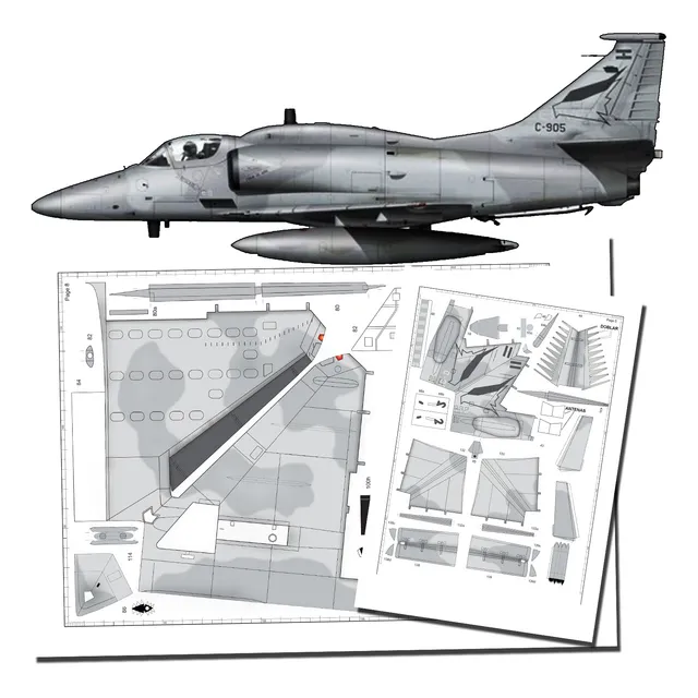 A4 Ar Fightinghawk  Fuerza Aerea Argentina Esc.1.32