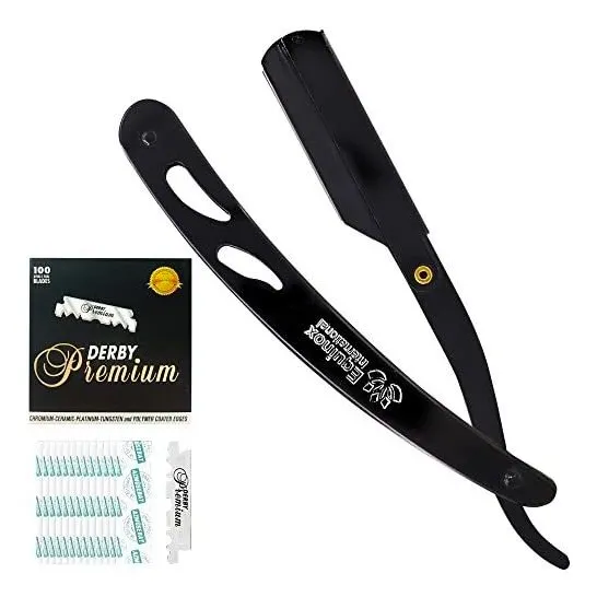 Maquinilla De Afeitar Equinox Professional De Filo Recto Con